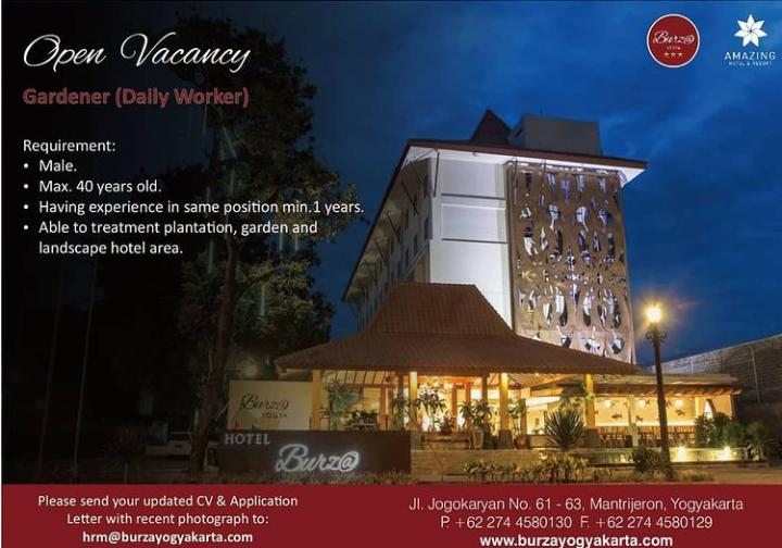 Lowongan Housekeeping Hotel Yogyakarta | freiestelle.com